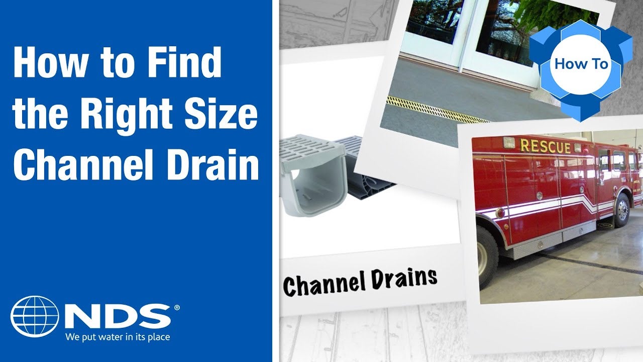 How do you find the right size channel drain for your needs? We’ll show you how. Join Dr. Drainage as he explains how to make stormwater calculations and consider additional factors to help you choose the proper channel drain to manage your stormwater runoff.