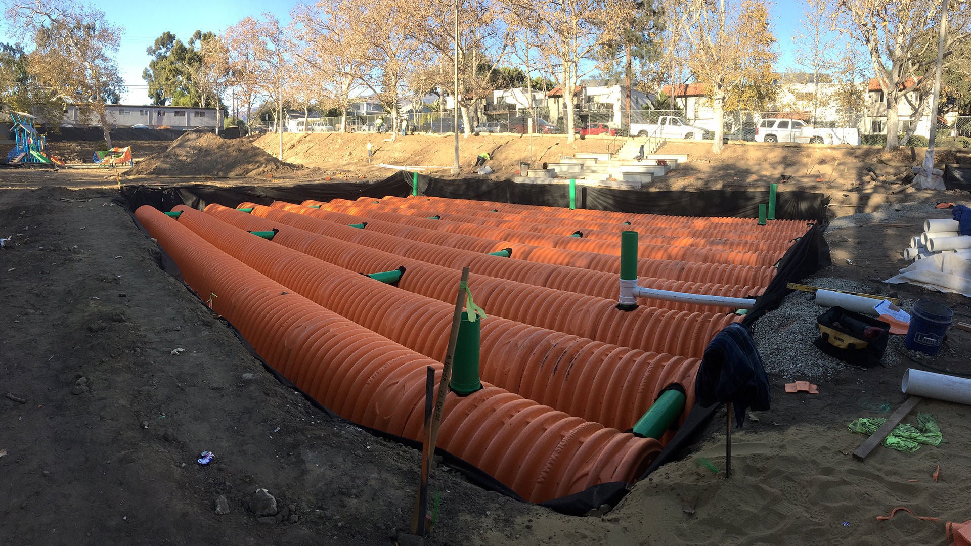 StormChamber Installation at Bohnett Park