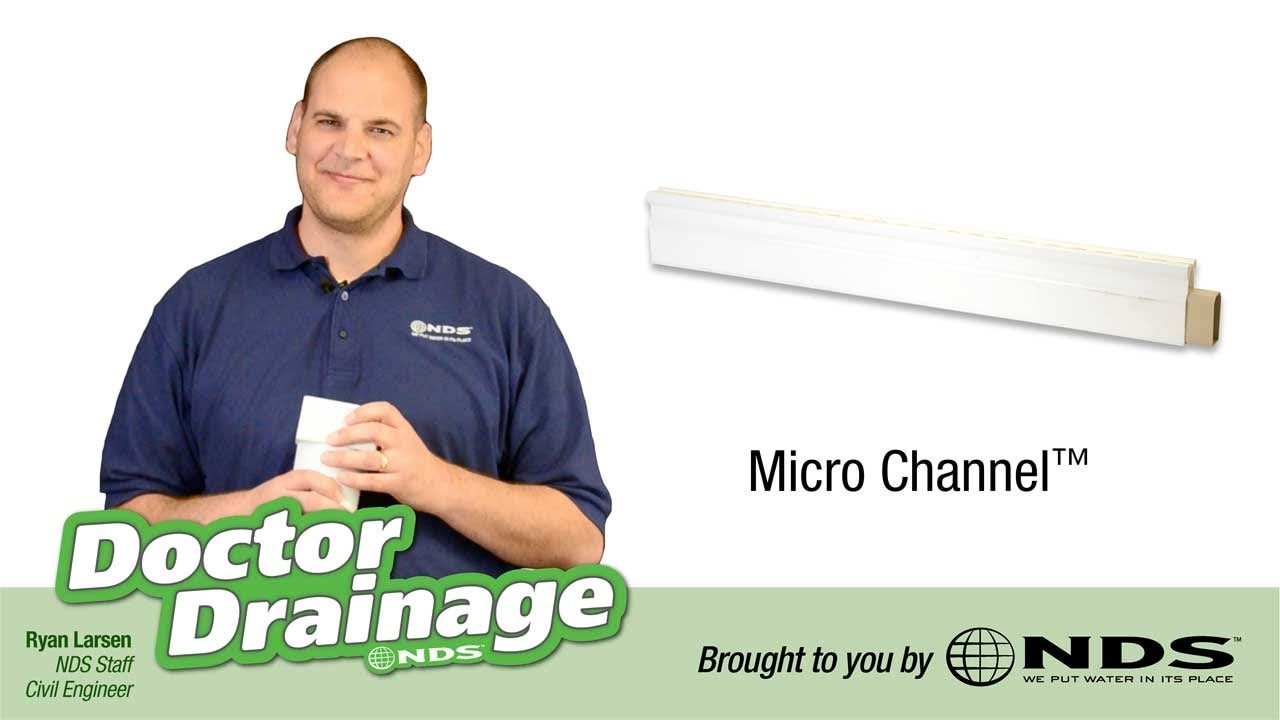 Dr. Drainage gives an overview of the NDS Micro Channel in this installment. This channel is ideal for pedestrian traffic with a low load rating. Despite its' size, it is still able to accommodate a light rainfall and has a variety of accessories to satisfy all of your drainage needs.