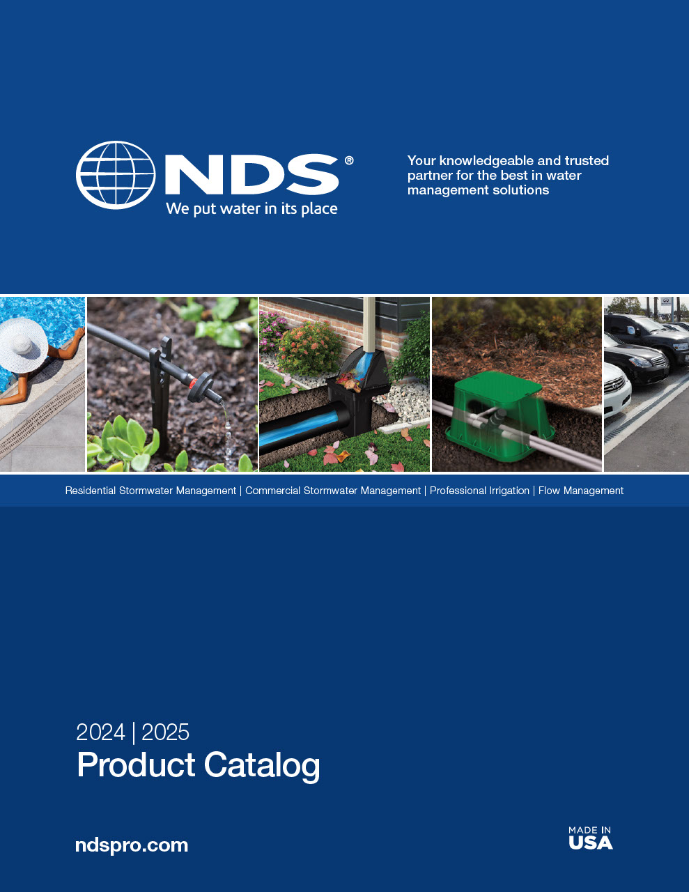 NDS Channel & Trench Drains & Grates Product Catalog 2024-2025