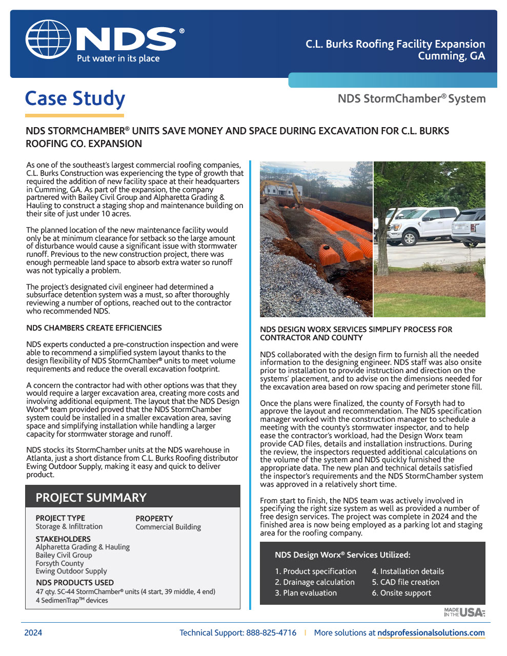 Case Study - C.L. Burks Roofing Co.