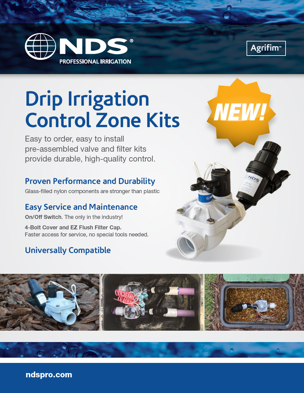 NDS Drip Irrigation Control Zone Kits