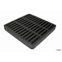 NDS 9 in. Plastic Square Drainage Grate in Black 970 - The Home Depot