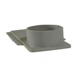 National Diversified DS-224 Dura Slope UniversalI End Cap in Light Gray